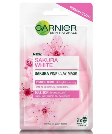Garnier Sakura Pink Clay Mask 2X6ml