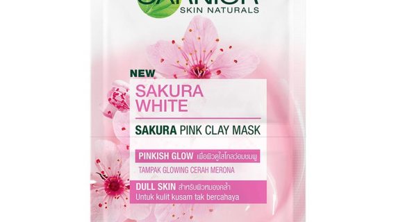 Garnier Sakura Pink Clay Mask 2X6ml