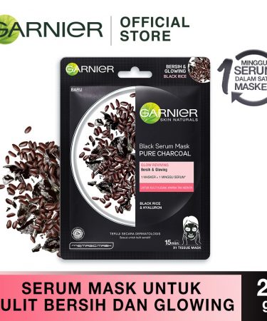 Garnier Black Serum Mask Pure Charcoal Black Rice