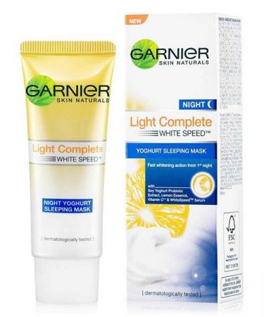 Garnier Light Complete Whitespeed Yoghurd Sleeping Mask 20ml