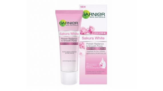 Garnier Sakura White Whitening Serum Cream UVA/UVB Filters 40ml