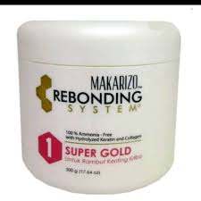 Makarizo Rebonding System Step 1 Super Gold 500g