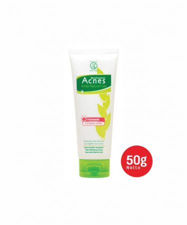 Acnes Natural Care Complete White Facewash 50g-1