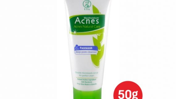 Acnes Natural Care Deep Pore Cleanser Facewash 50g-1
