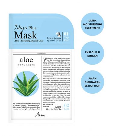 Ariul 7Days Plus Mask Aloe 20gr