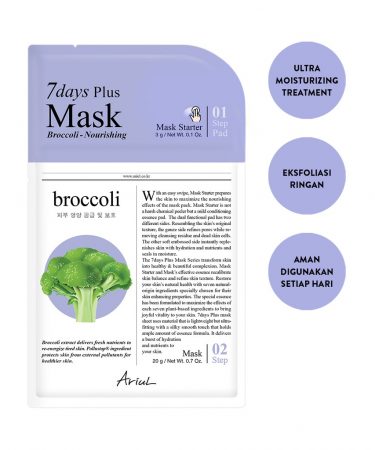 Ariul 7Days Plus Mask Broccolli 20gr-1