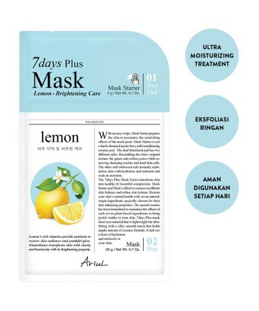 Ariul 7Days Plus Mask Lemon 20gr-1