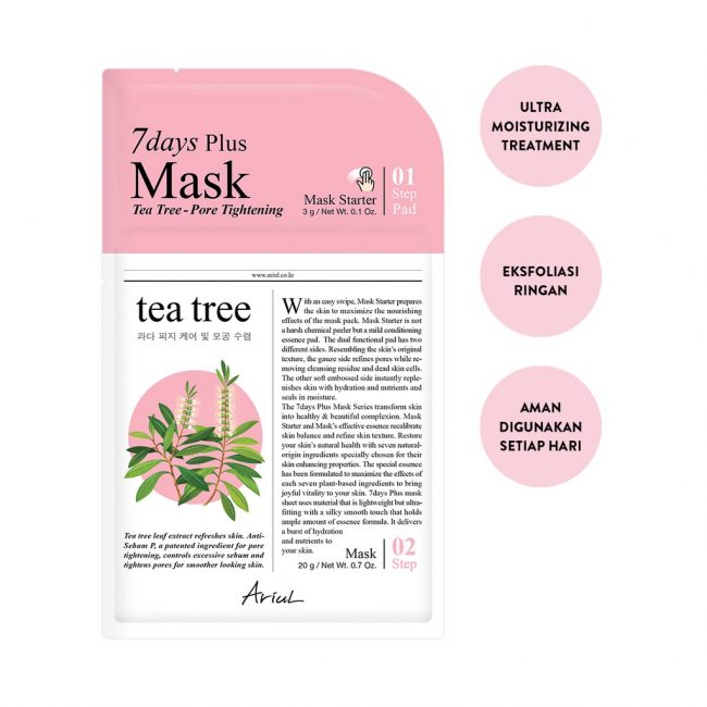 Ariul 7Days Plus Mask Tea Tree 20gr-1