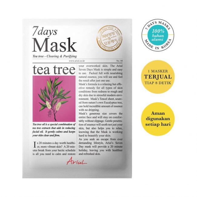 Ariul Mask 7Days Tea Tree 20gr-1