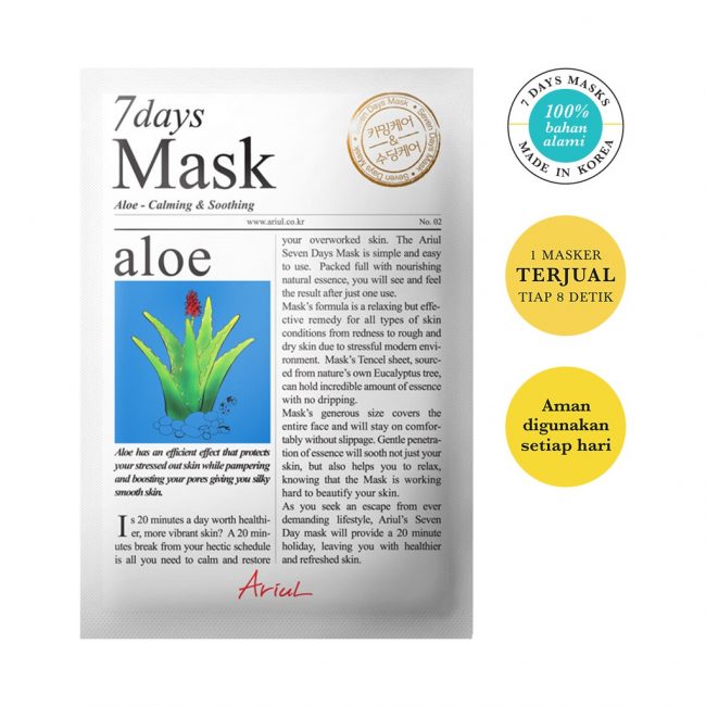 Ariul Mask 7days Aloe 20gr-2