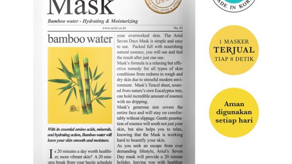 Ariul Mask 7days Bamboo Water 20gr