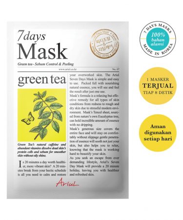 Ariul Mask 7days Green Tea 20gr-1