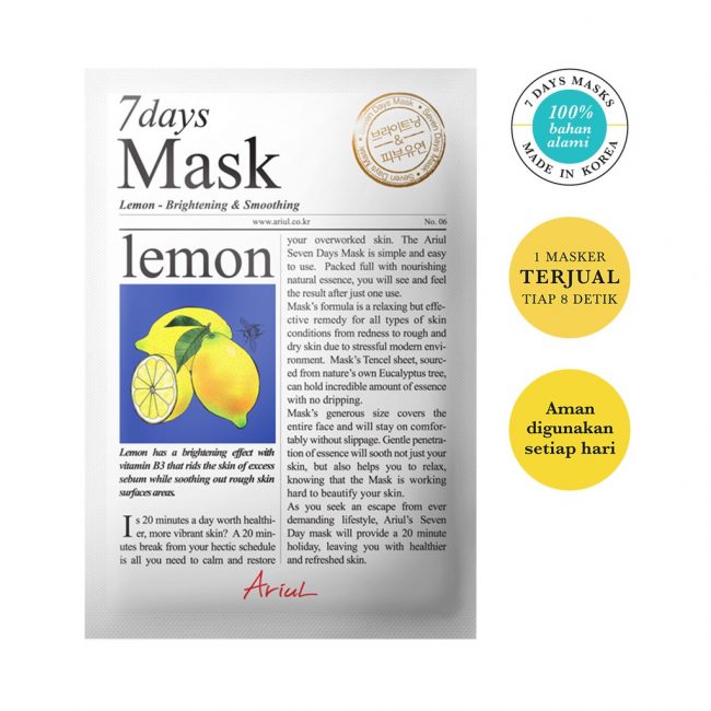 Ariul Mask 7days Lemon 20gr-1