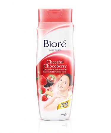 Biore Body Foam Cheerful Chocoberry Botol 100ml