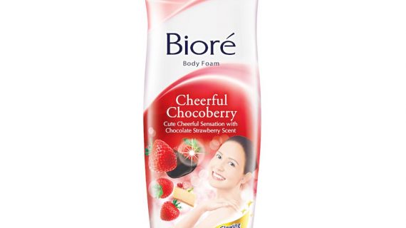 Biore Body Foam Cheerful Chocoberry Botol 100ml