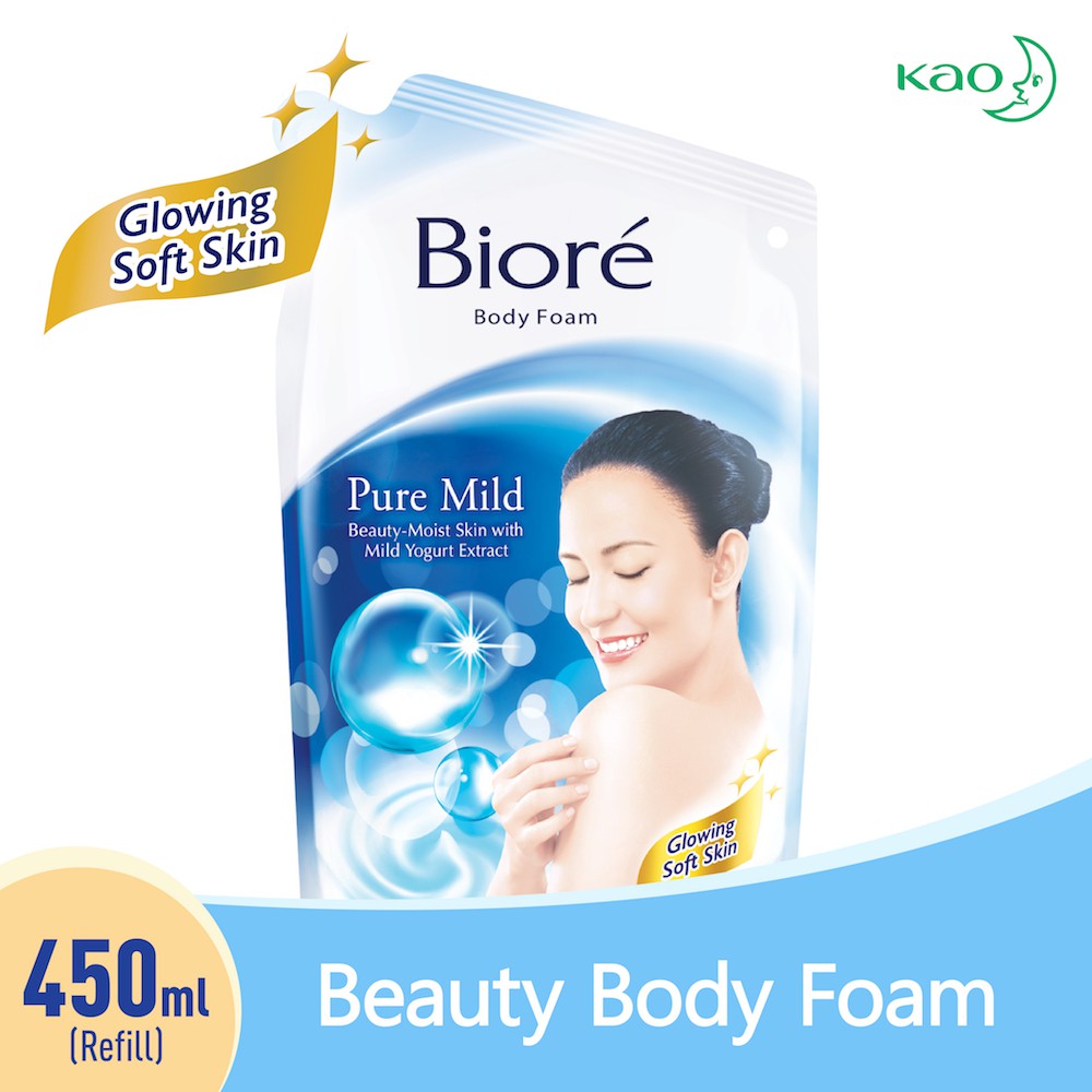 Biore Body Foam Pure Mild Refill 450ml