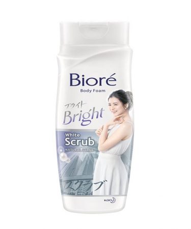 Biore Bright Body Foam White Scrub 100ml