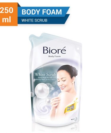 Biore Bright Body Foam White Scrub Refill 250ml