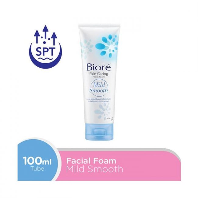 Biore Skin Caring Mild Smooth Facial Foam 100g