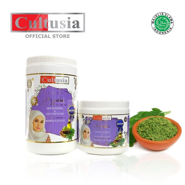 Cultusia Creambath Hijab Moringa Plus Olive 1000ml