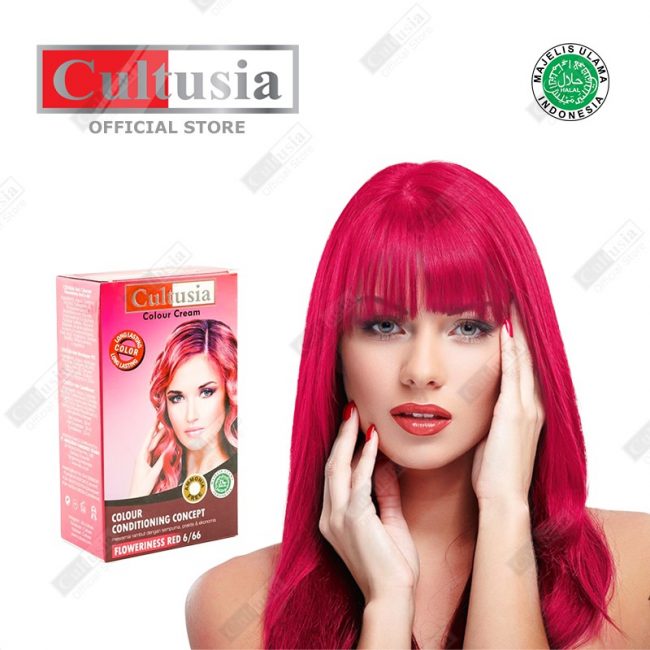 Cultusia Hair Color Floweriness Red 30ml