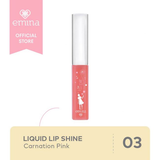 Emina Liquid Lip Shine Carnation Pink