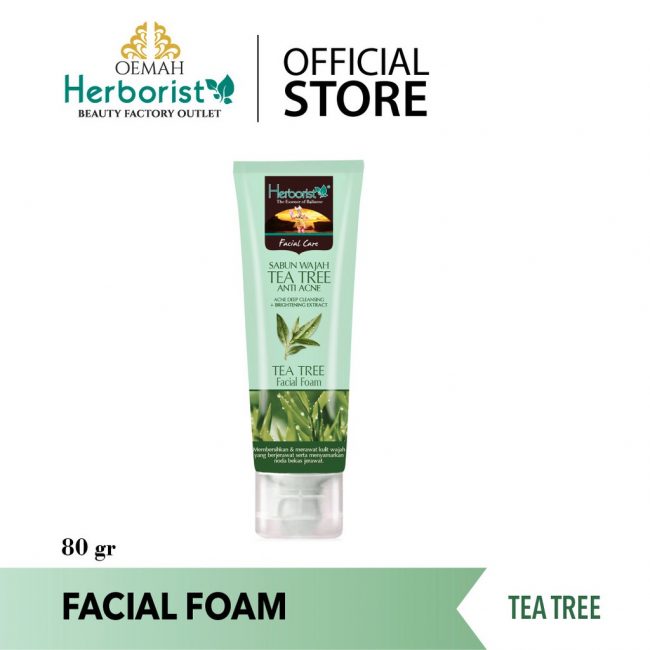 Herborist Facial Foam Tea Tree 80gr