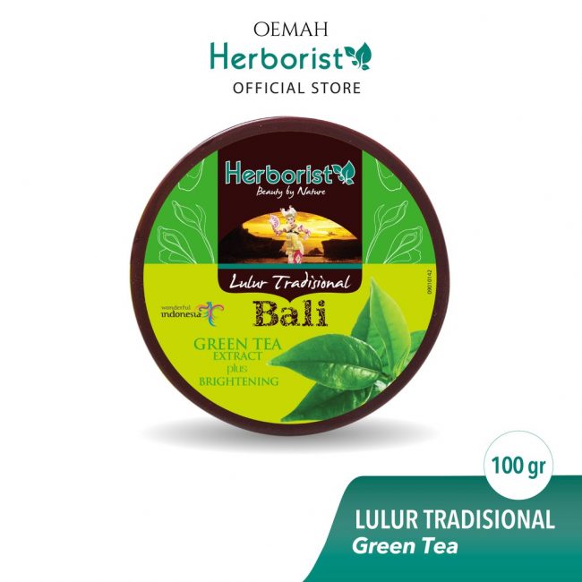 Herborist Lulur Tradisional Bali Green Tea 100gr