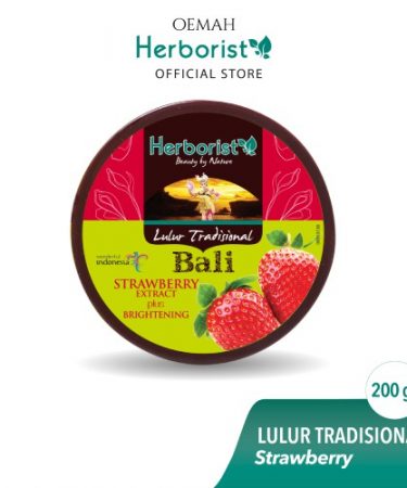 Herborist Lulur Tradisional Bali Strawberry 200gr