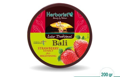 Herborist Lulur Tradisional Bali Strawberry 200gr