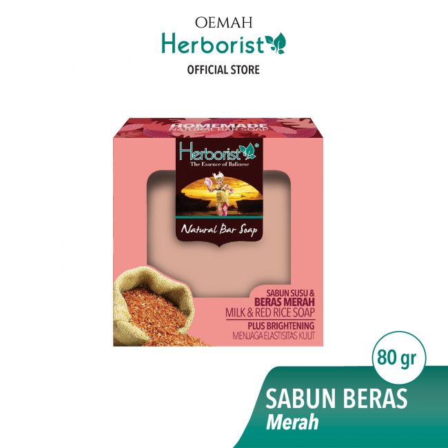 Herborist Sabun Susu & Beras Merah - 80gr