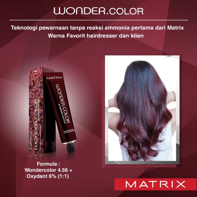 Matrix Wonder Color 4.56 Brown with Mahogany Red