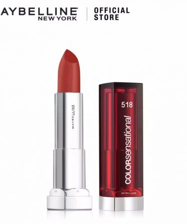 Maybelline Color Sensational Satin Lipstick Make Up 518 Chilionaire