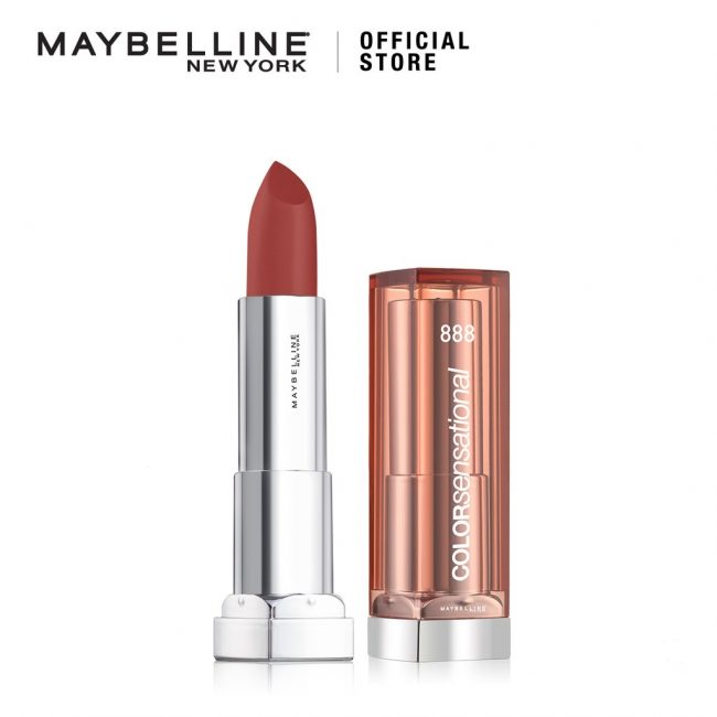 Maybelline Color Sensational Satin Lipstick Make Up 888 Thriller Nude