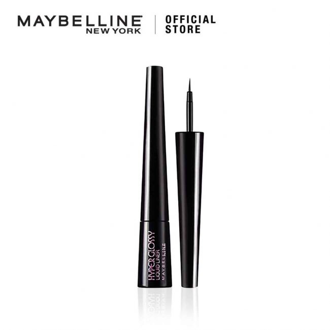 Maybelline Hyper Glossy Liquid Eyeliner Eyes MakeUp - Hitam