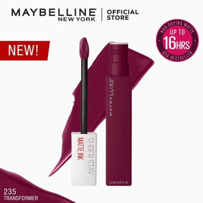 Maybelline Super Stay Matte Ink Liquid Lipstick - 235 Transformer