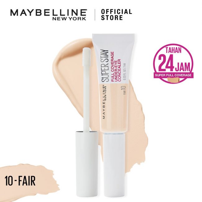 Maybelline Superstay 24H Full Coverage Long Lasting Under-Eye Concealer - 10 Fair