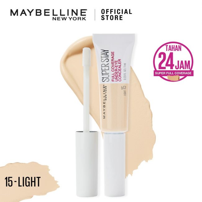 Maybelline Superstay 24H Full Coverage Long Lasting Under-Eye Concealer -15 Light