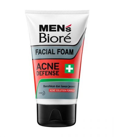 Men's Biore Facial Foam Oil Buster Acne Action 40gr