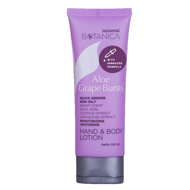 Mineral Botanica Hand & Body Lotion Aloe Grape Bursts 100 ml