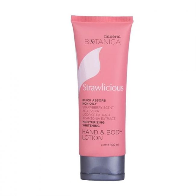 Mineral Botanica Hand & Body Lotion Strawlicious 100 ml