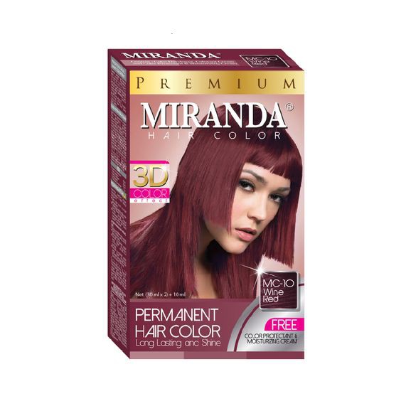 Miranda Hair Color MC-10 Wine Red 30ml