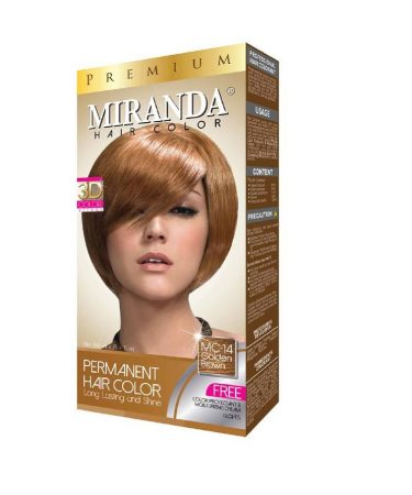 Miranda Hair Color MC-14 Golden Brown 30ml