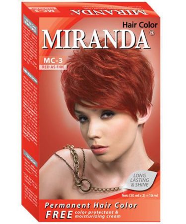 Miranda Hair Color MC-3 Red As Fire 30ml