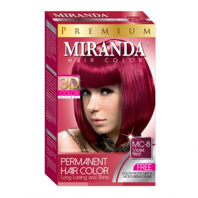 Miranda Hair Color MC-8 Violet Red 30ml