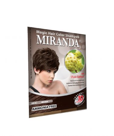 Miranda Magic Hair Color Shampoo - MS9 Brown 30ml