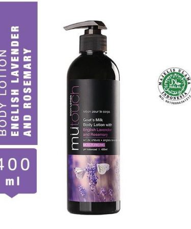 MuTouch Goat's Milk Body Lotion English Lavender and Rosemary 400ml