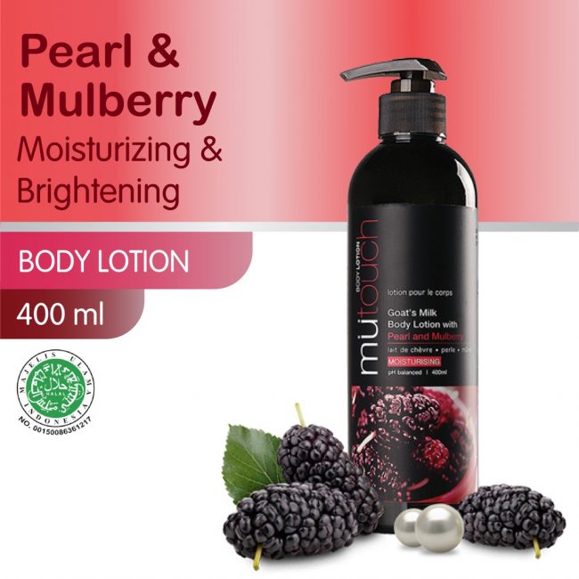 MuTouch Goat's Milk Body Lotion Pearl and Mulberry 400ml