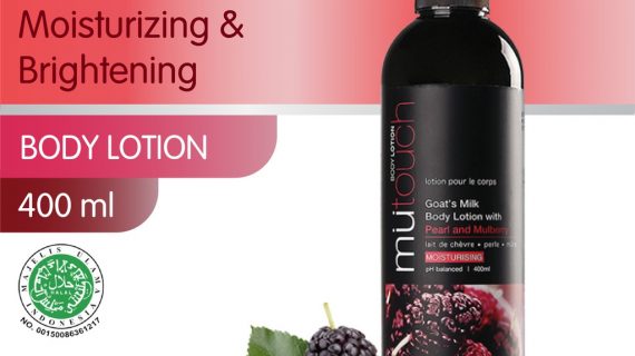 MuTouch Goat's Milk Body Lotion Pearl and Mulberry 400ml