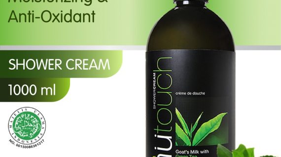 MuTouch Goat's Milk Shower Cream Green Tea 1000ml